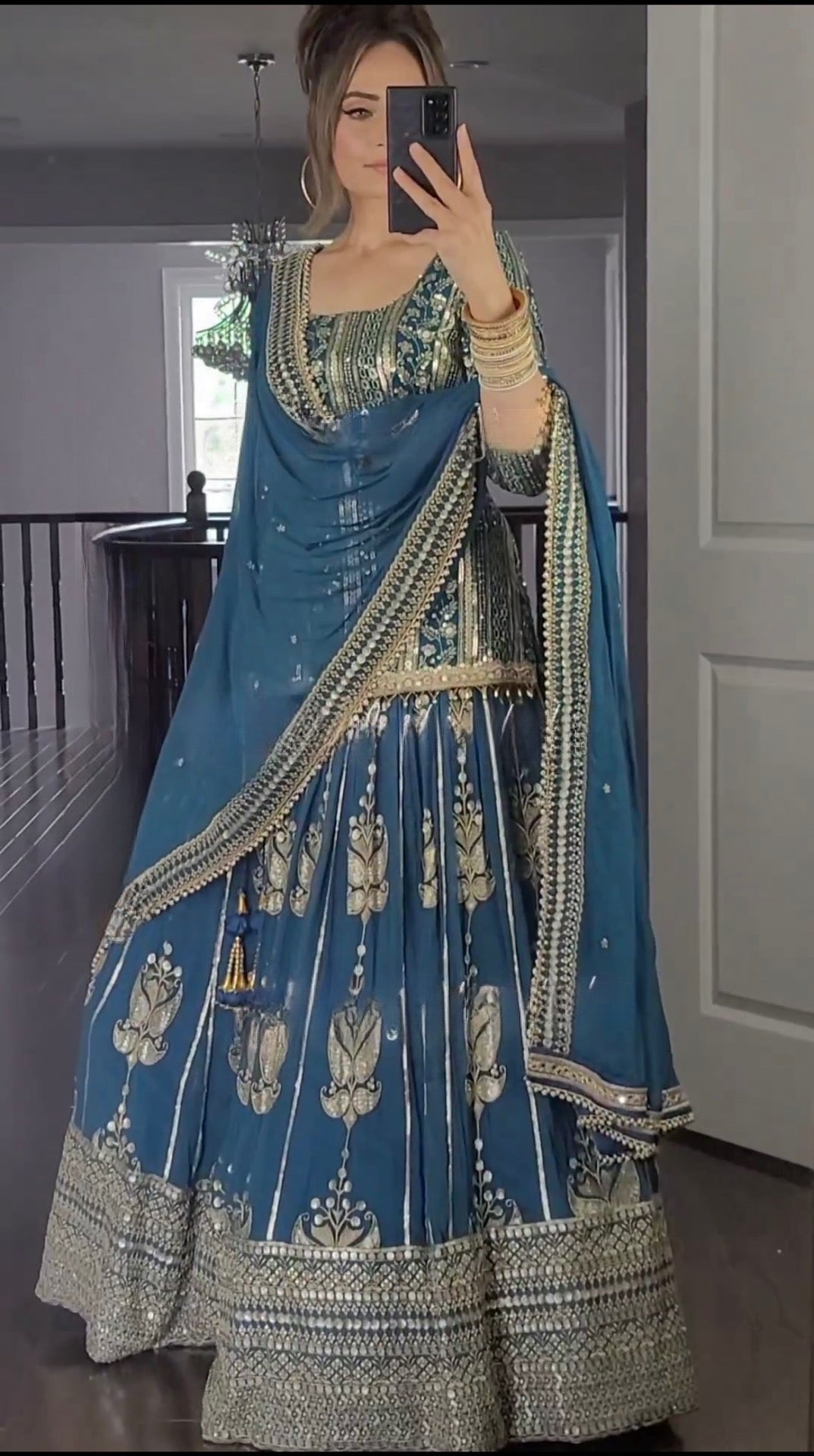 Georgette Lehenga With Dupatta for Women