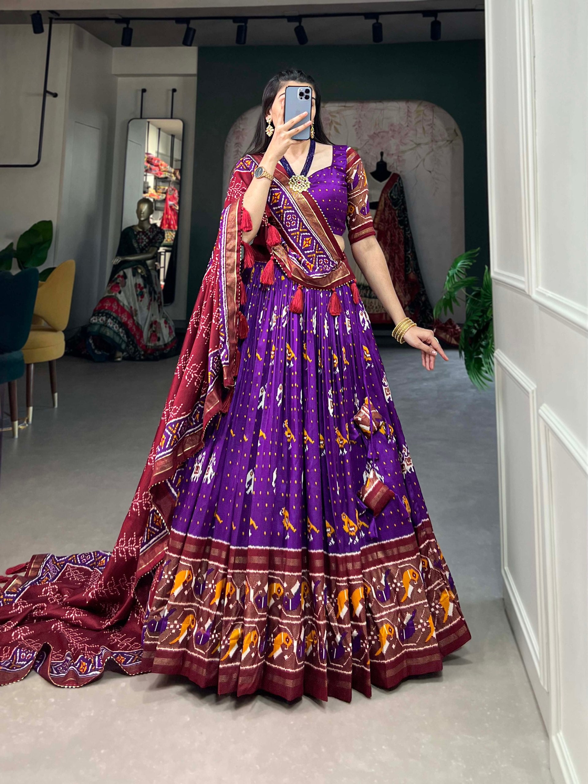 Designer Festive Wear Traditional Wear Lehenga With Blouse