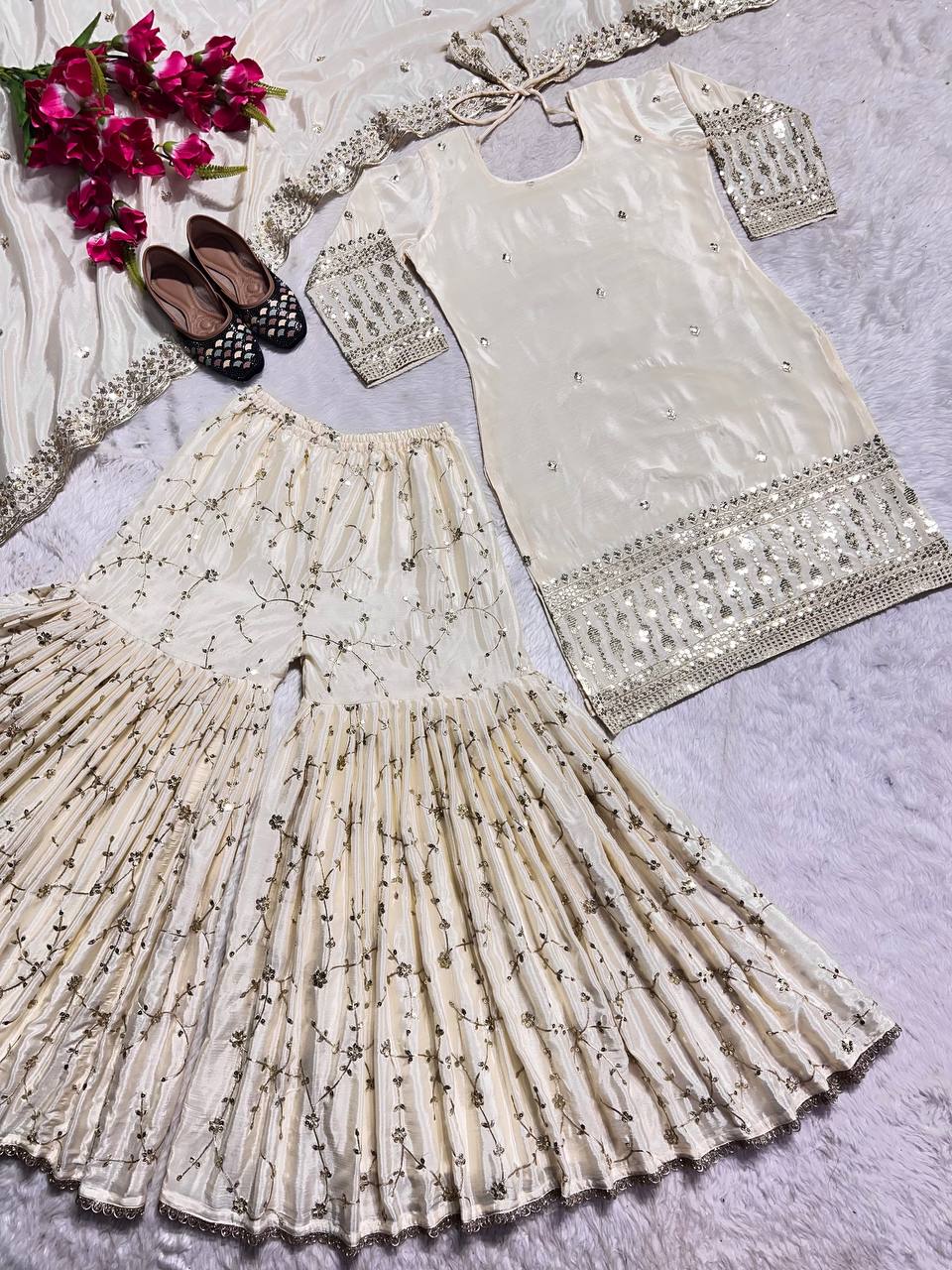 New Punjabi Style Sharara Suit for Women